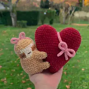 Valentine's Sloth Crochet Pattern