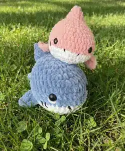 cute shark amigurumi