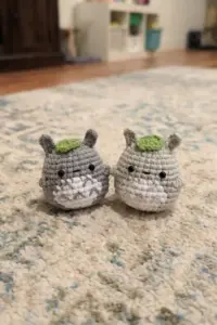 mini totoro crochet pattern