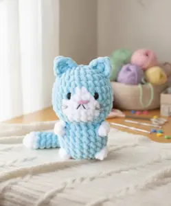 No-Sew Crochet Cat Pattern